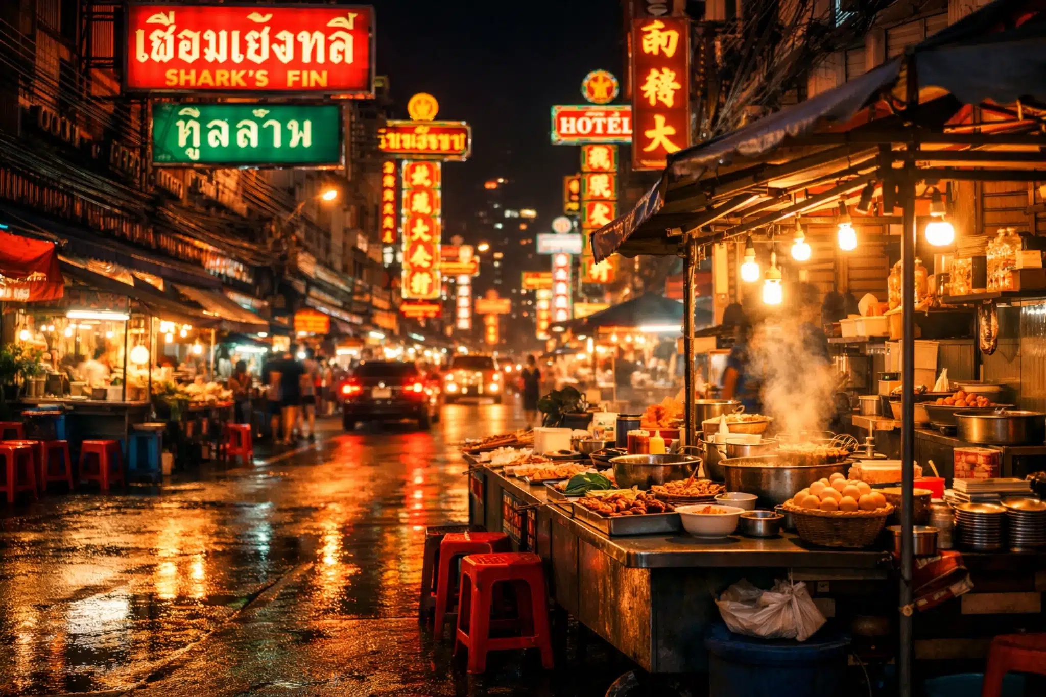 Chinatown Bangkok quartier local street food